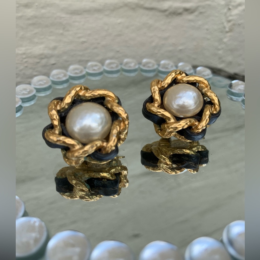 Vintage 1960’s Chanel Clip-on Earrings
